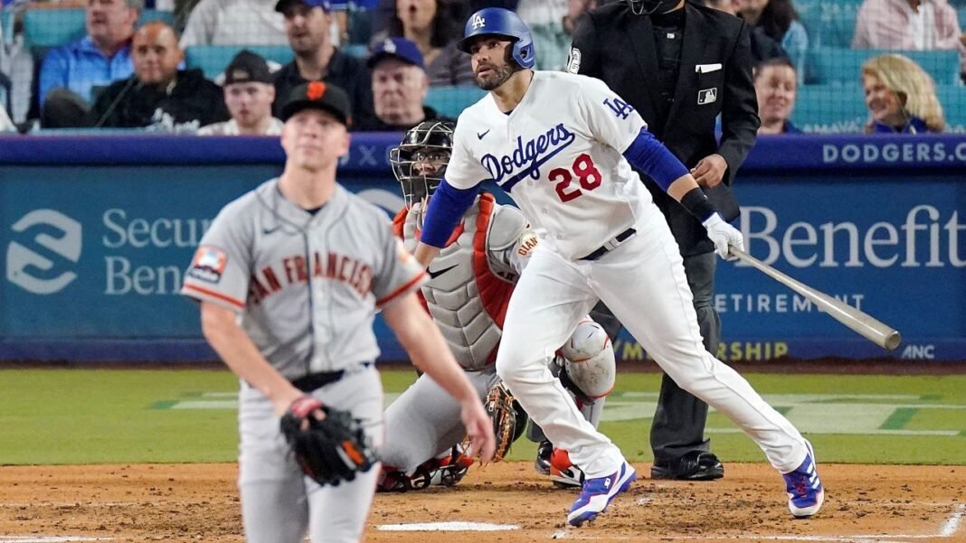 san francisco giants vs dodgers match player stats