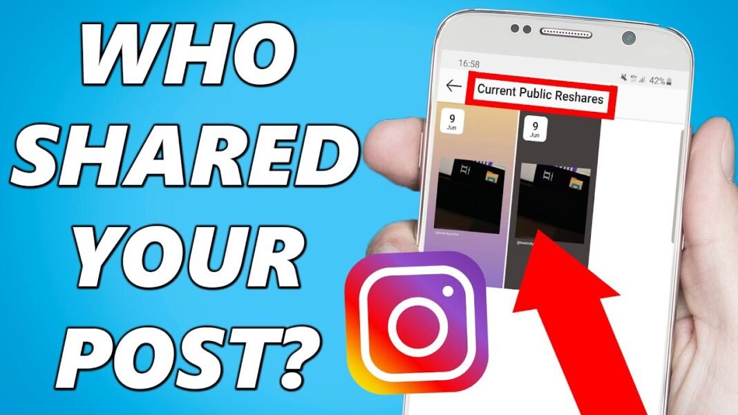 how to see who shared your instagram post