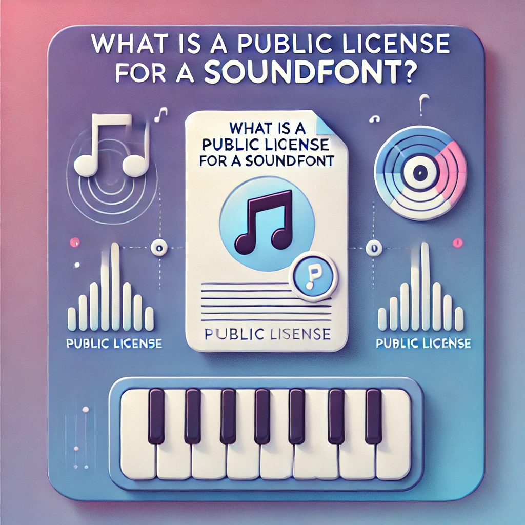 what is a public license for a soundfont